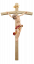 Christus barock mit Kreuz gebogen